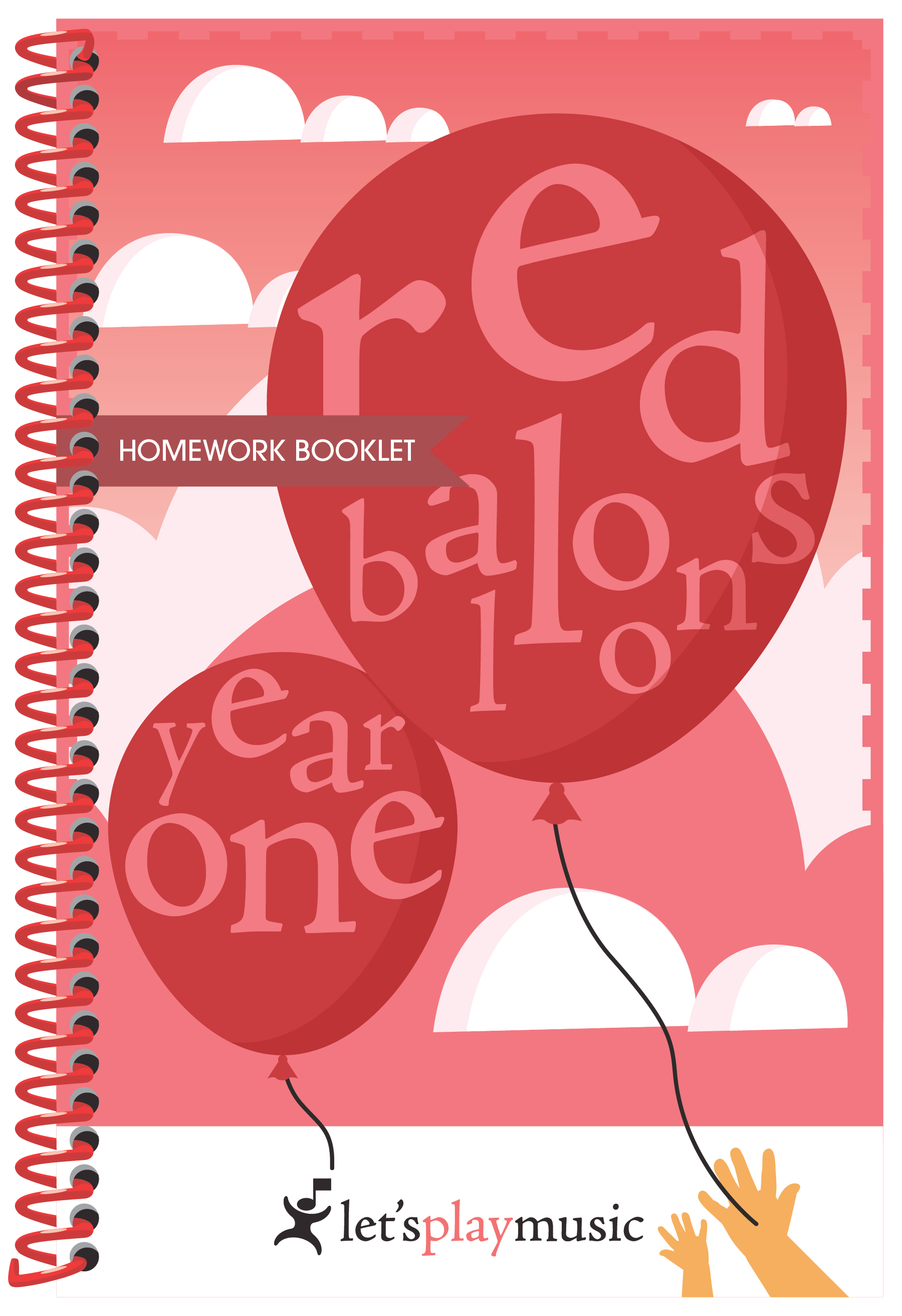 1st Year of Let's Play Music Red Balloons Homework Booklet