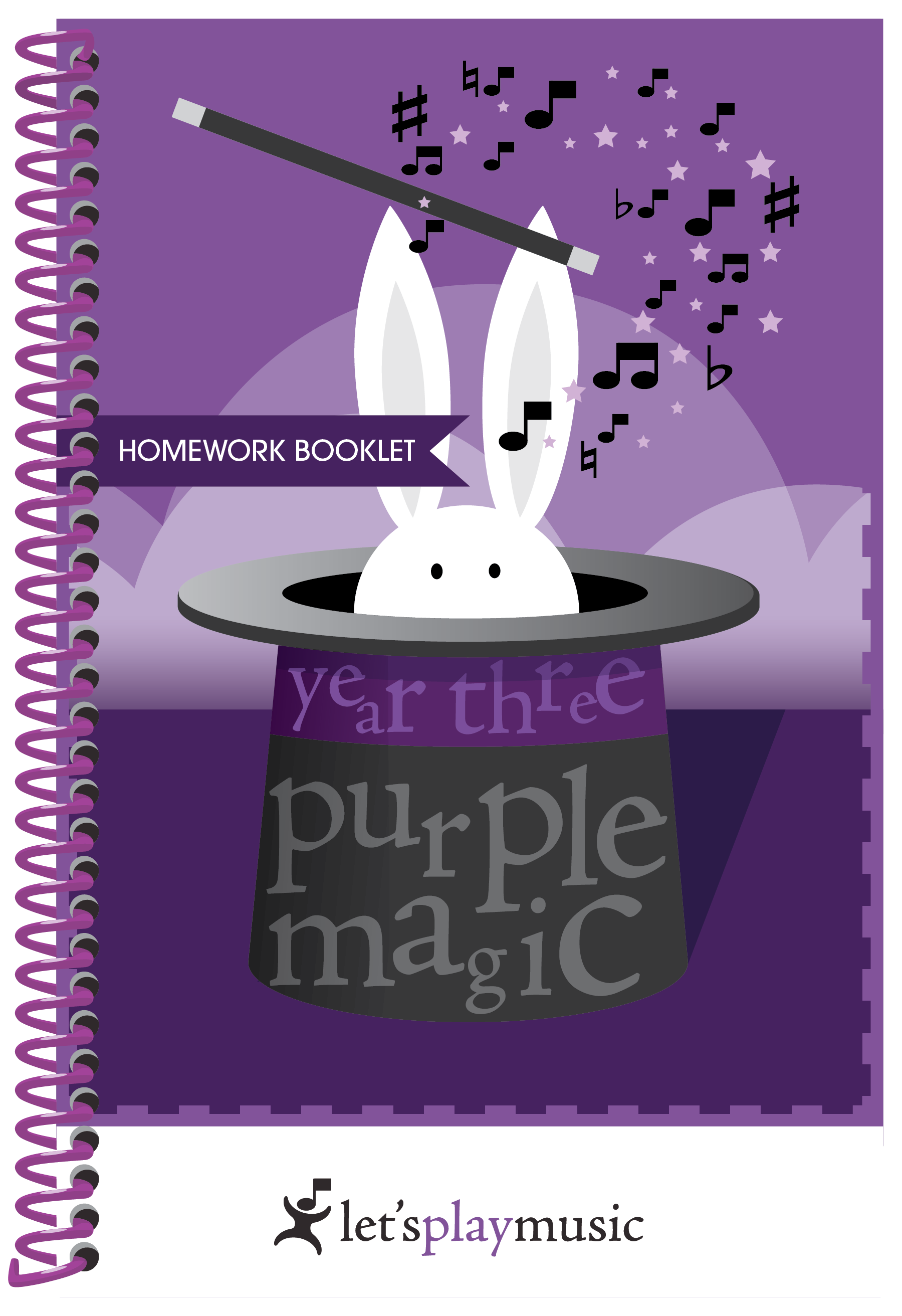 3rd Year of Let's Play Music Purple Magic Booklet